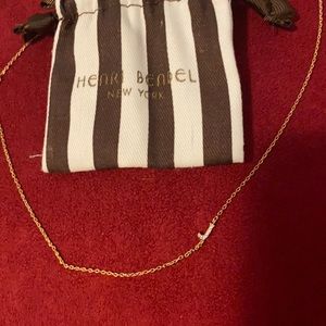 Rare - Henri Bendel “J” Necklace